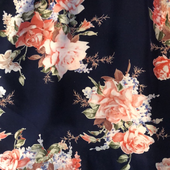 Joie Sari Dark Navy Romantic Floral Dress - Picture 7 of 10